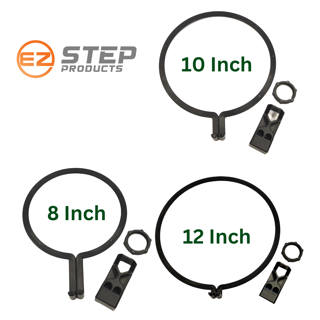 Plant Support Rings, 10 inch , 8 inch and 12 inch rings, ez step rings - EZ Rings Plant Support